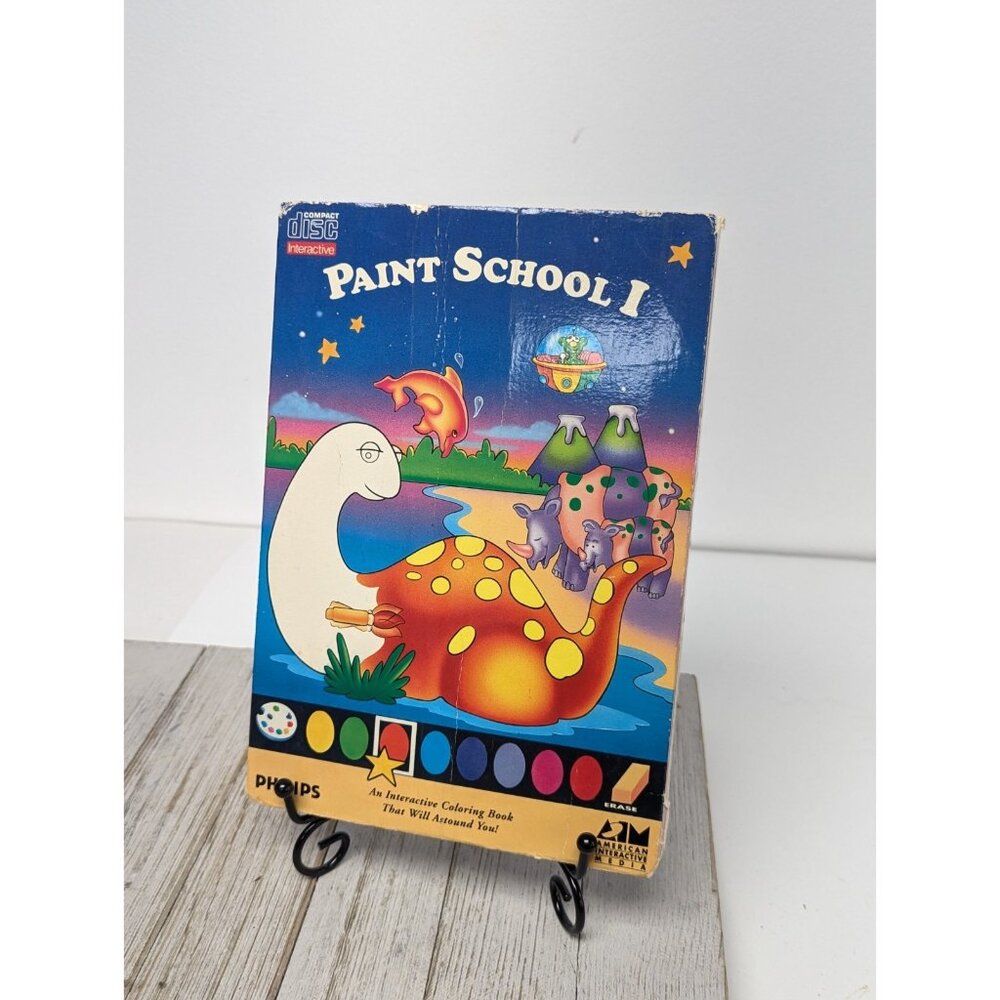Paint School I Interactive Compact Disc Phillips CD-i